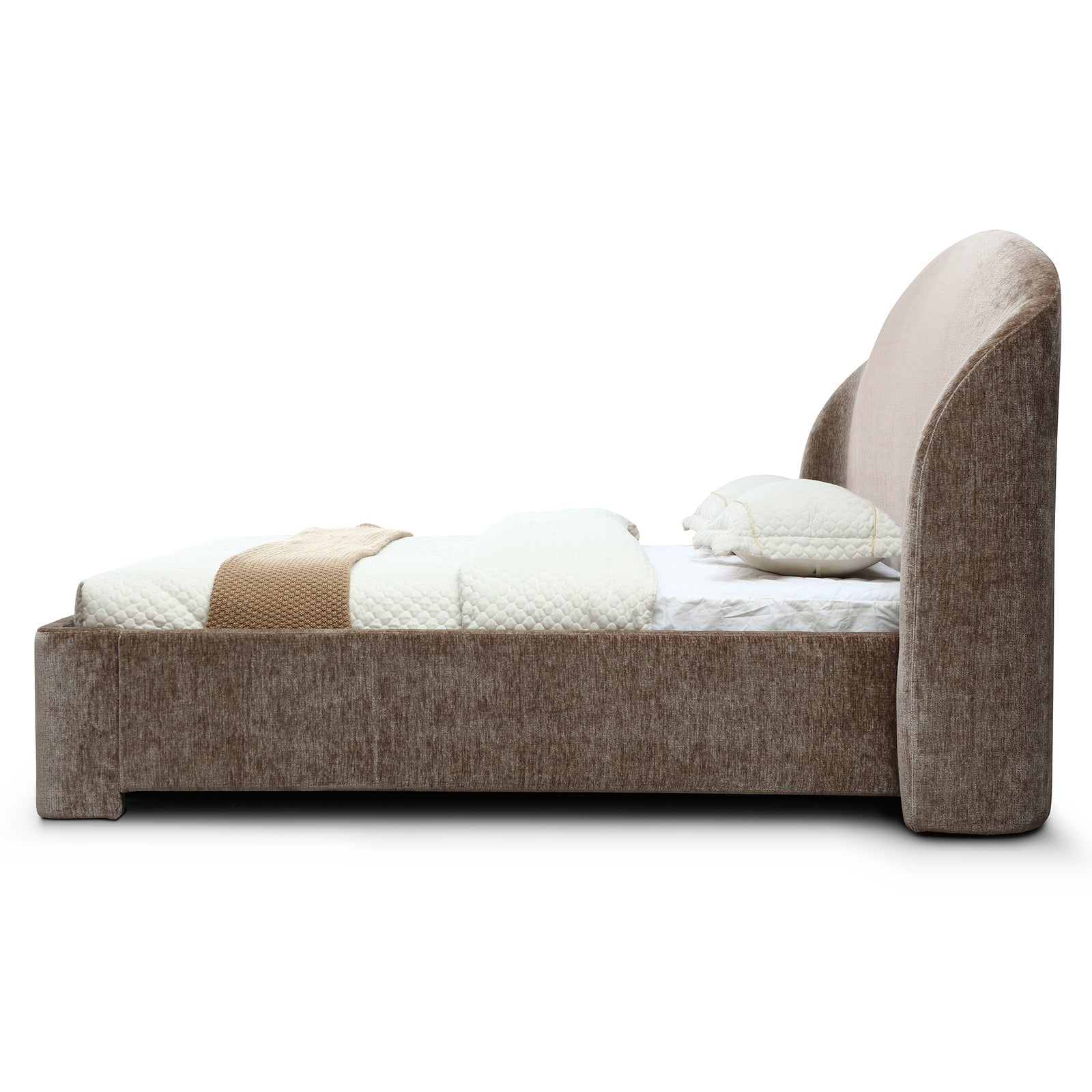 Avorelle Arched Upholstered Platform Bed
