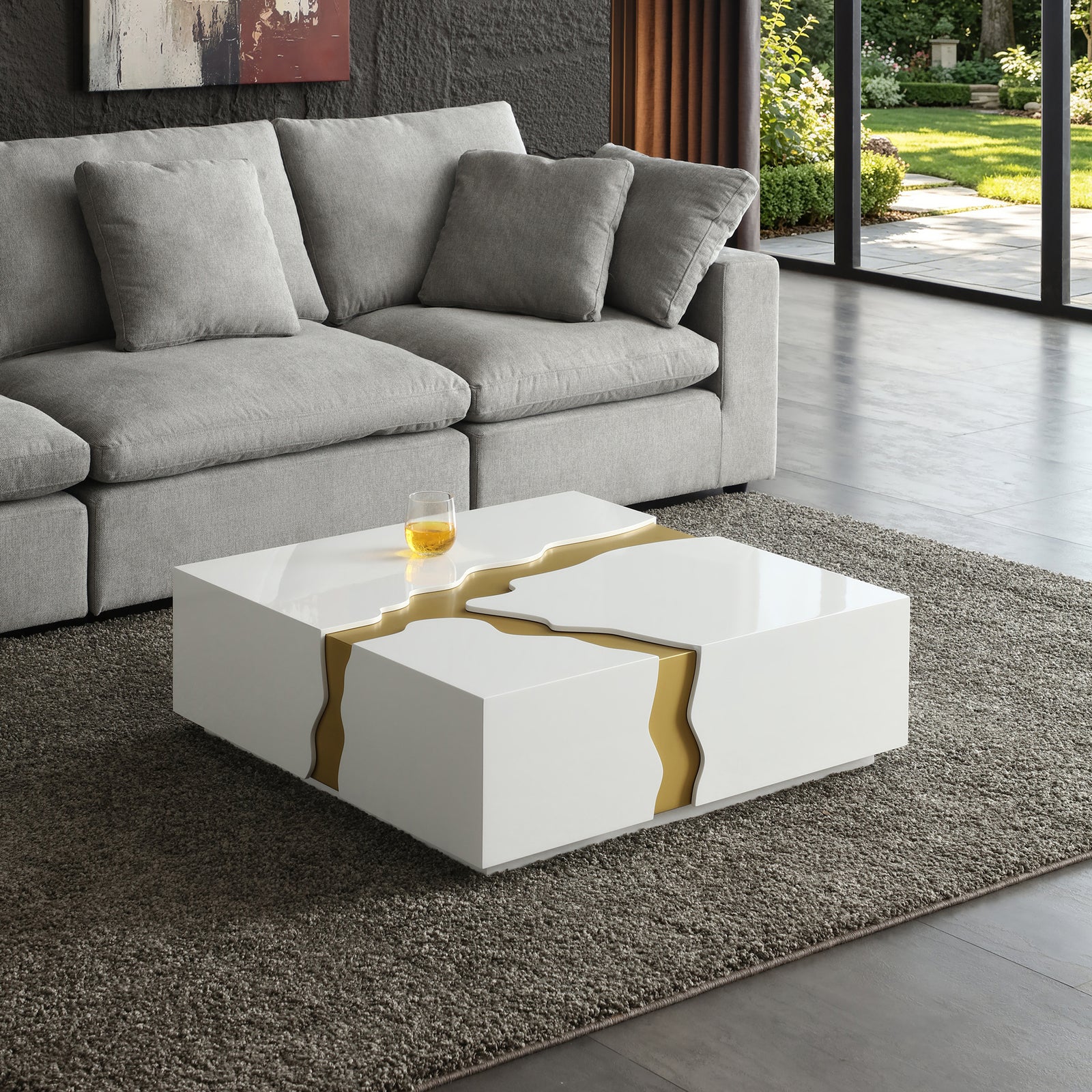 Minimalist Square Coffee Table