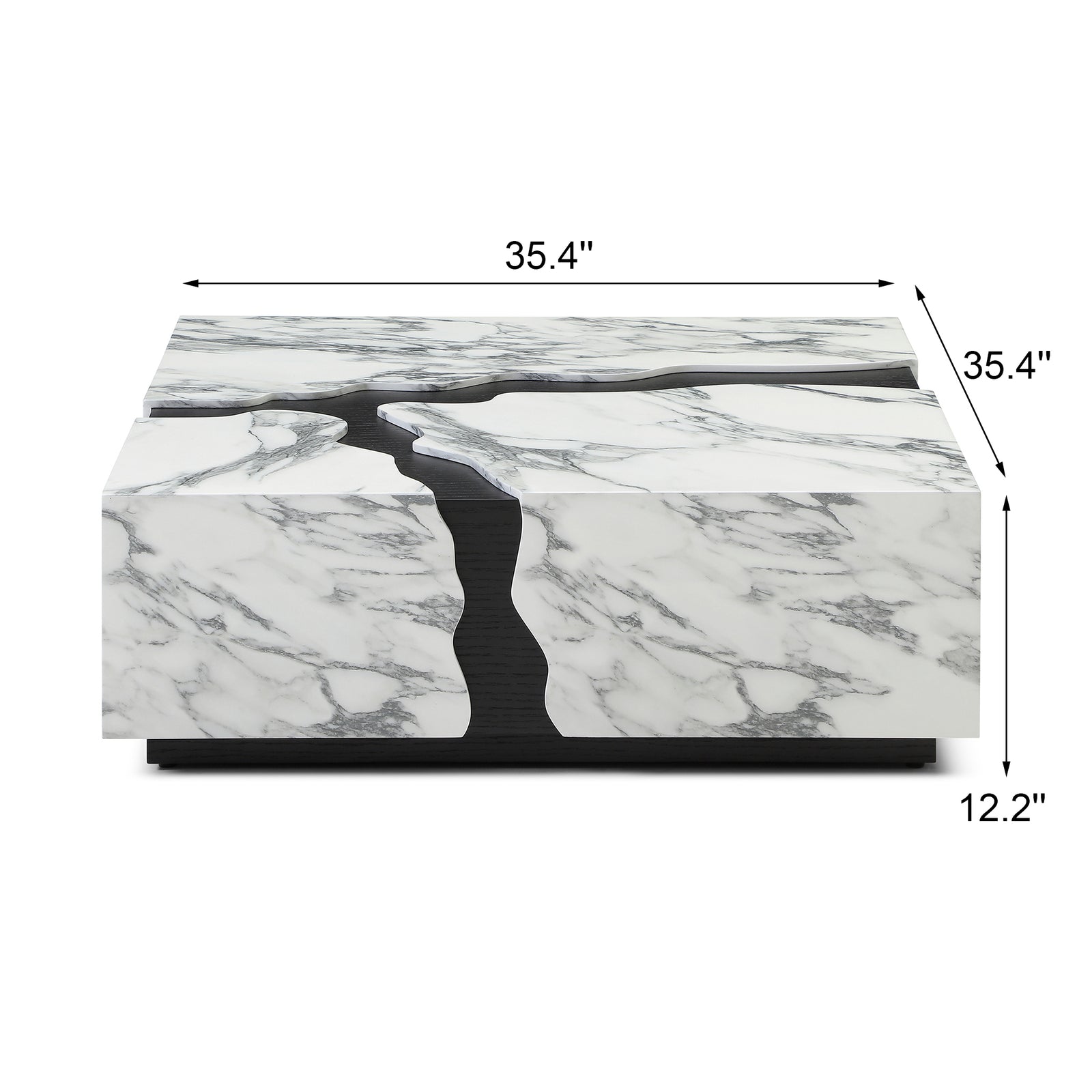Arabescato Veneer Coffee Table