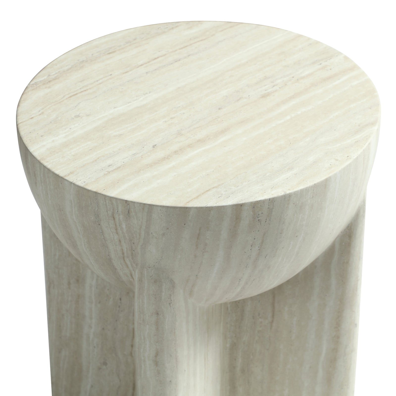 Kalin Round Hemisphere End Table