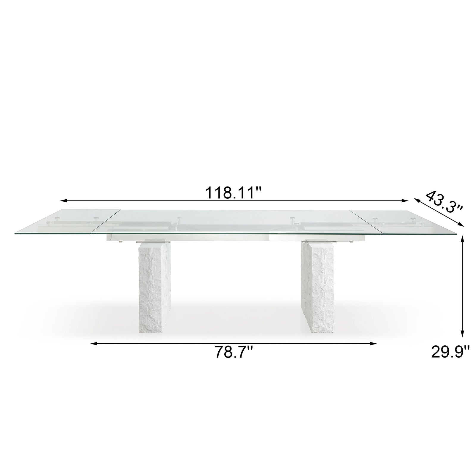 Fully Upholstered Flannel Blend Dining Chairs With Straight Back & Metal-accented Legs - No Assembly Required