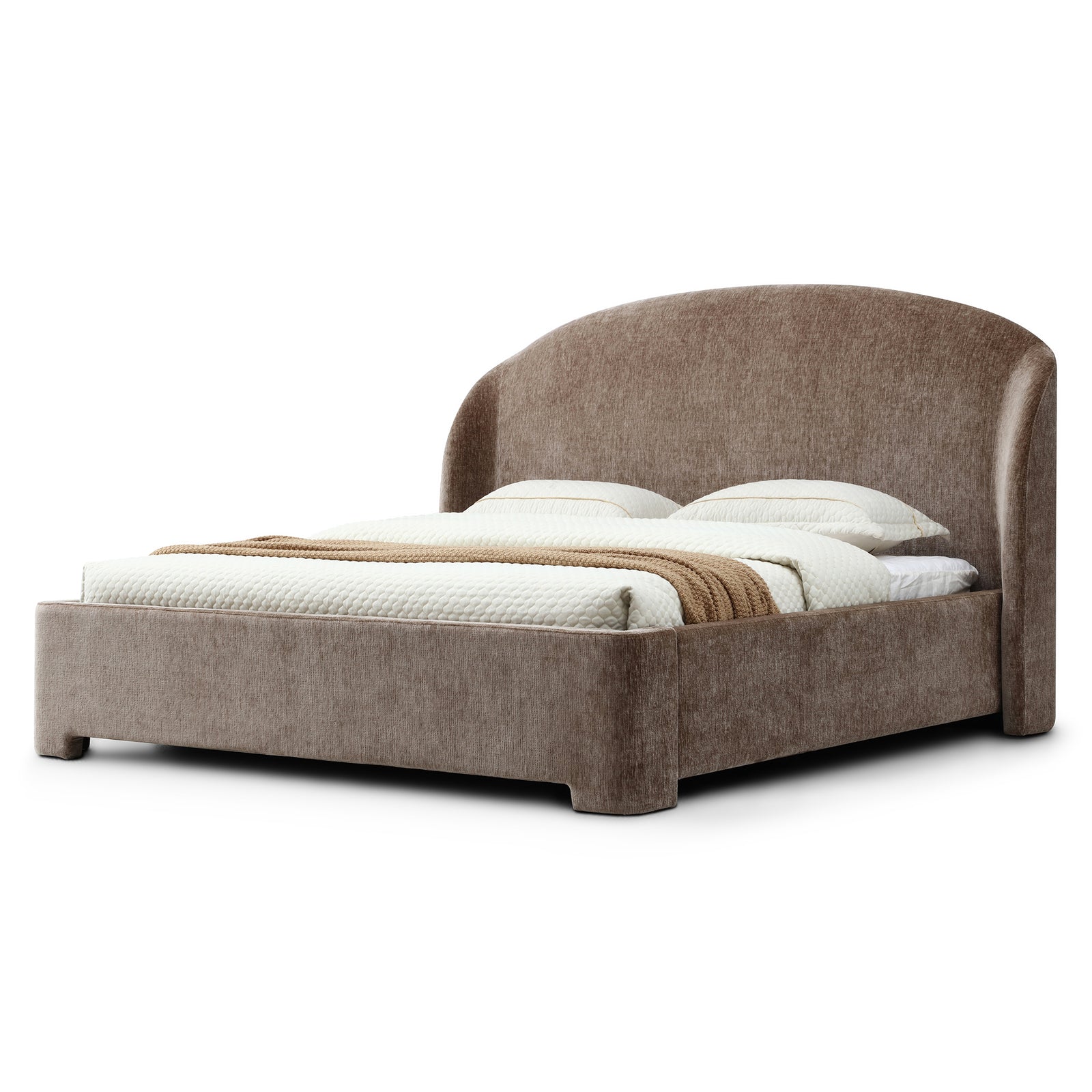 Avorelle Arched Upholstered Platform Bed