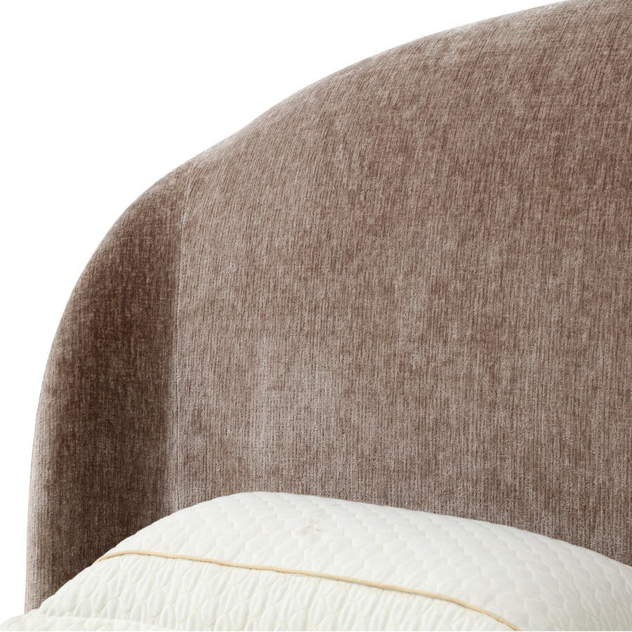 Avorelle Arched Upholstered Platform Bed detail
