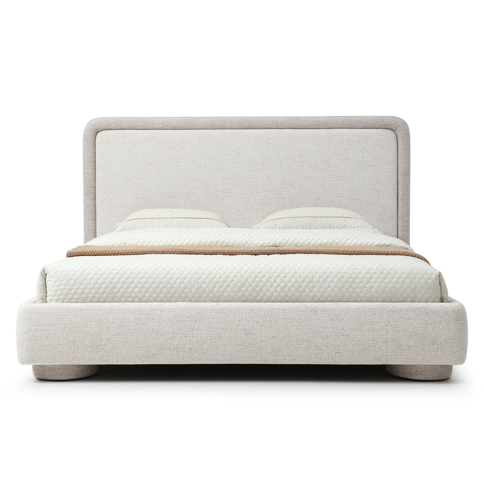 Norvella Low-Profile Upholstered Platform Bed