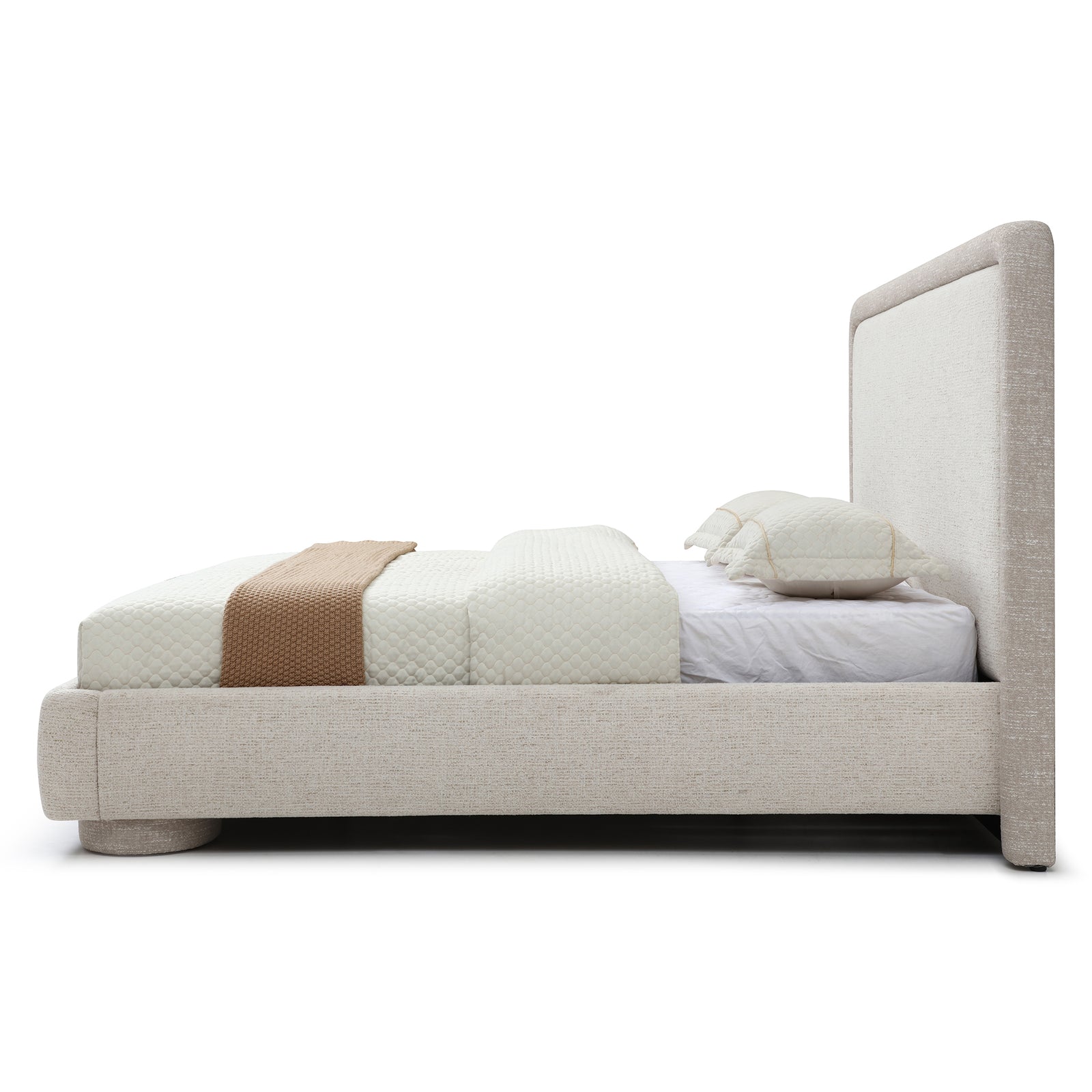 Norvella Low-Profile Upholstered Platform Bed