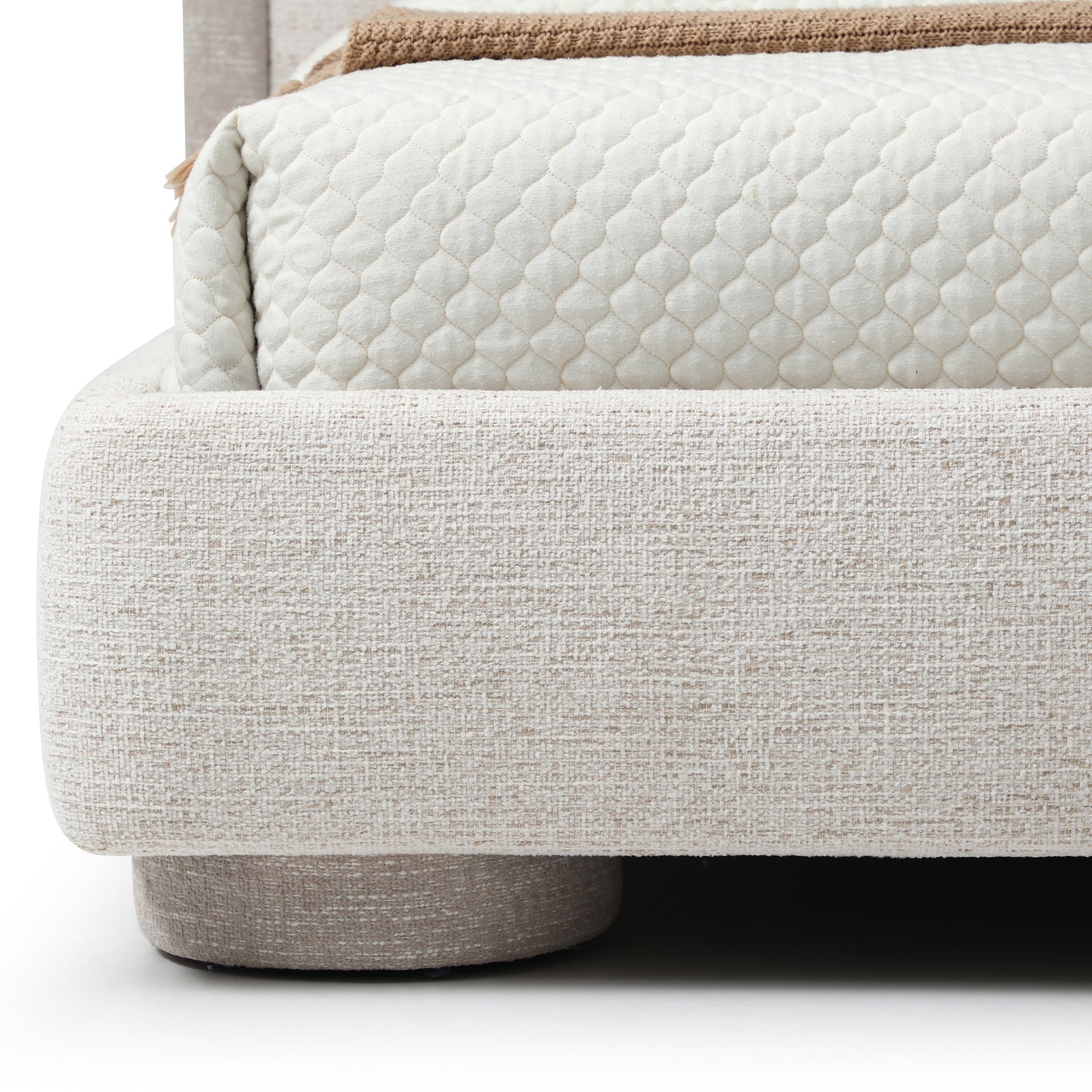 Norvella Low-Profile Upholstered Platform Bed