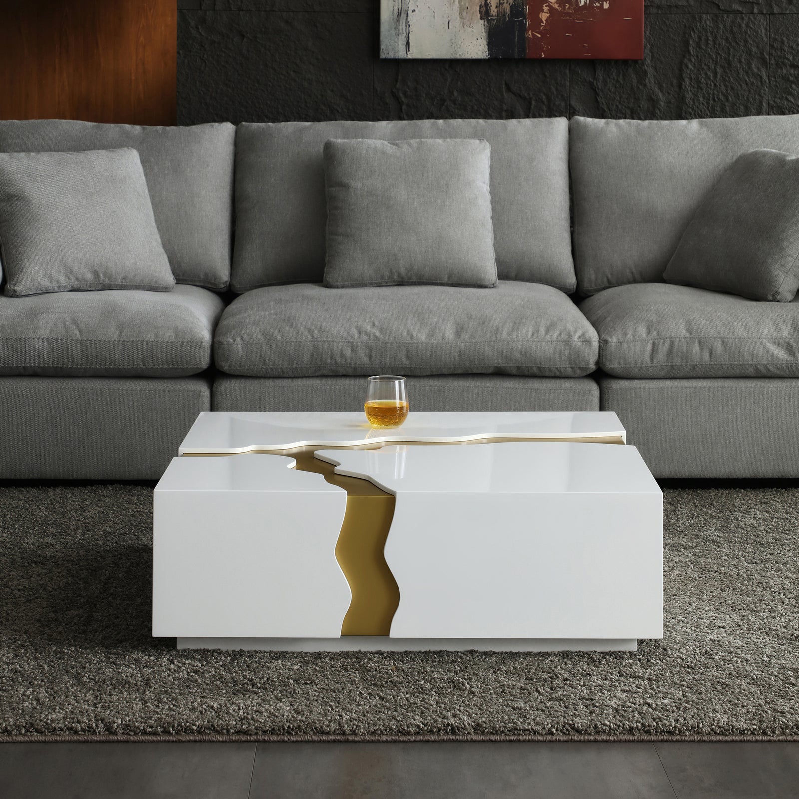 Minimalist Square Coffee Table