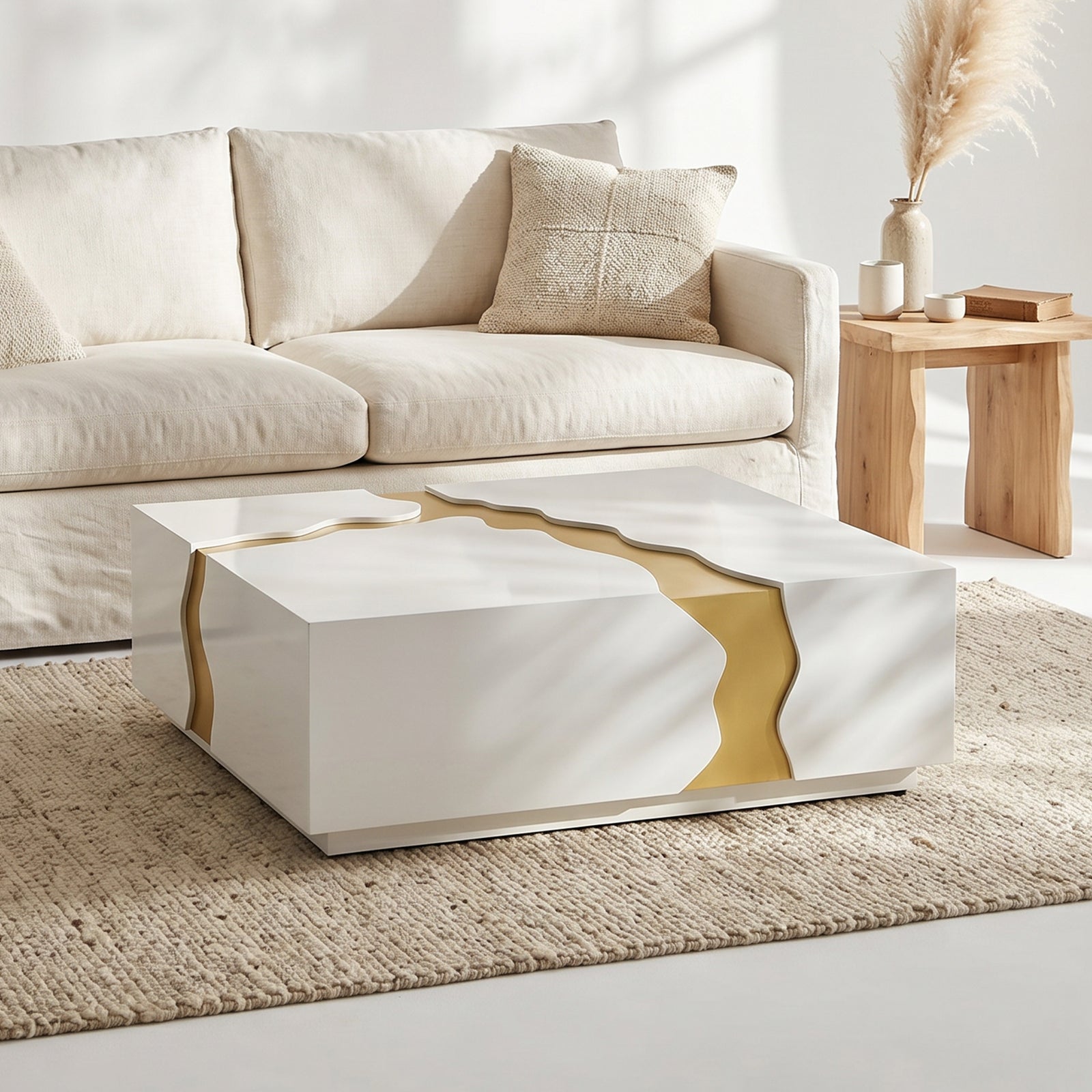 Minimalist Square Coffee Table