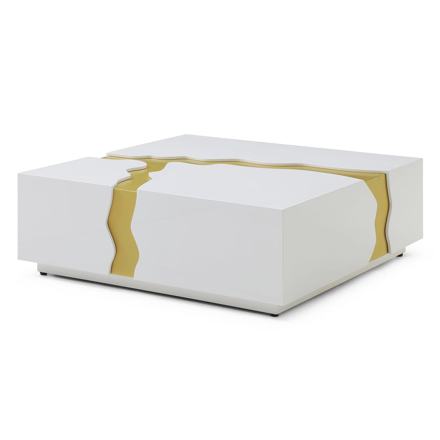 Minimalist Square Coffee Table detail