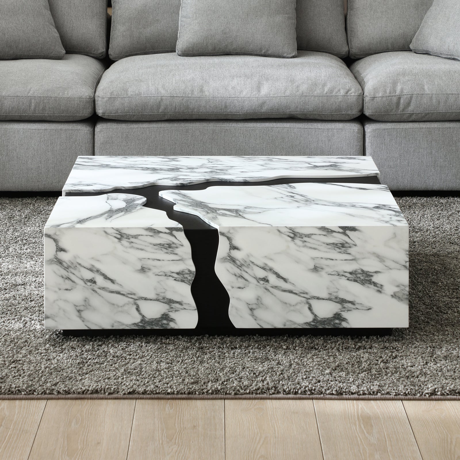 Arabescato Veneer Coffee Table
