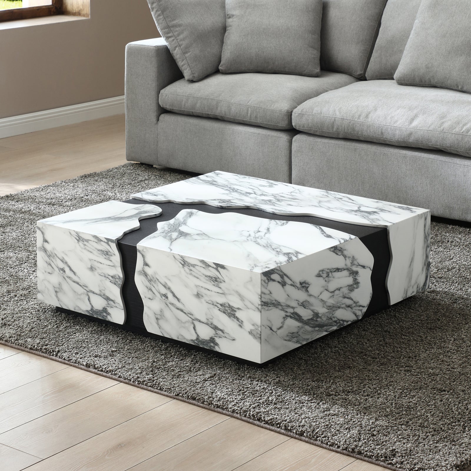 Arabescato Veneer Coffee Table