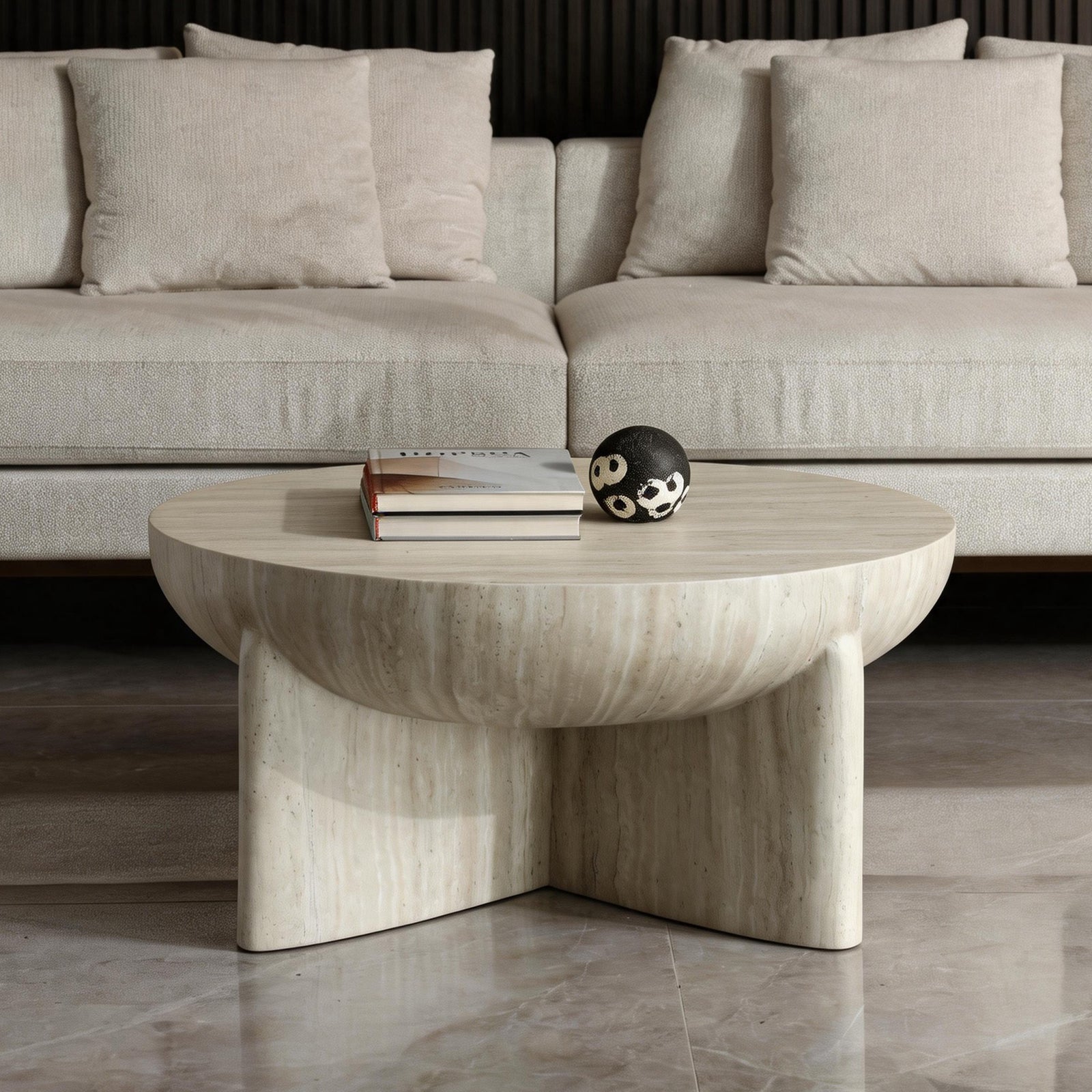 Kalin Round Hemisphere Coffee Table