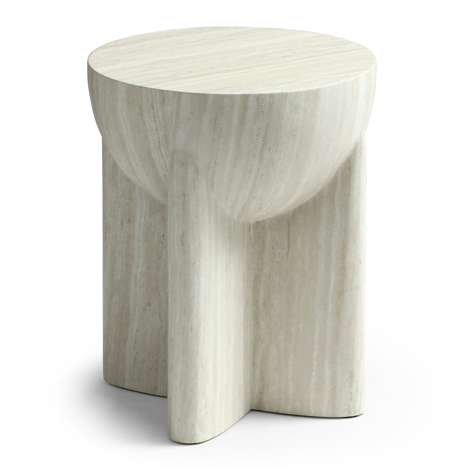 Kalin Round Hemisphere End Table