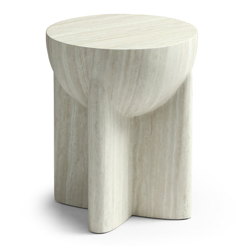 Kalin Round Hemisphere End Table