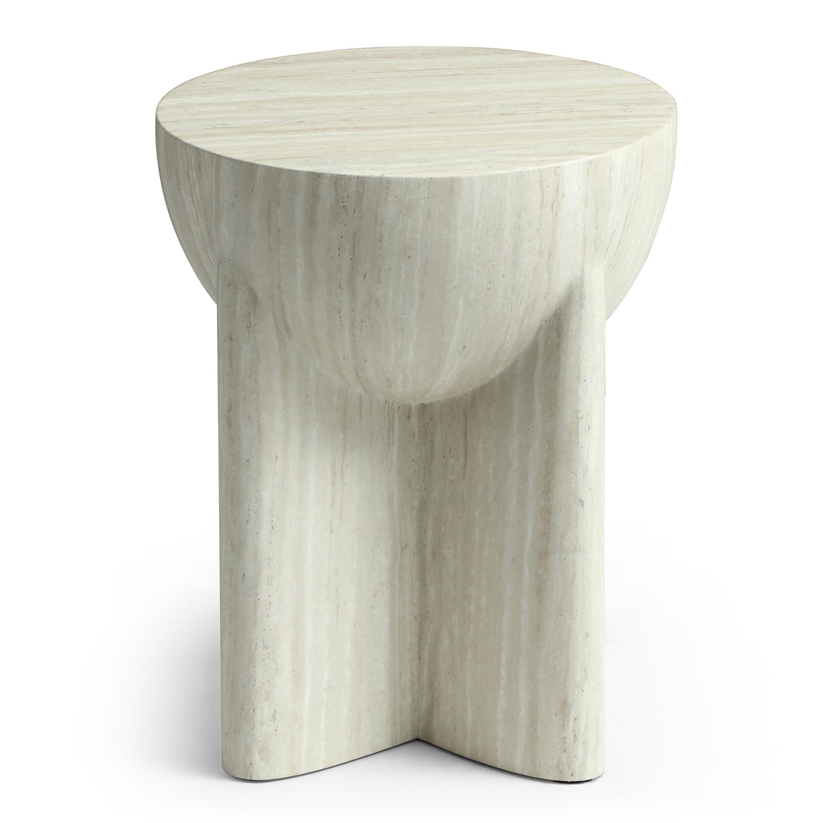 Kalin Round Hemisphere End Table