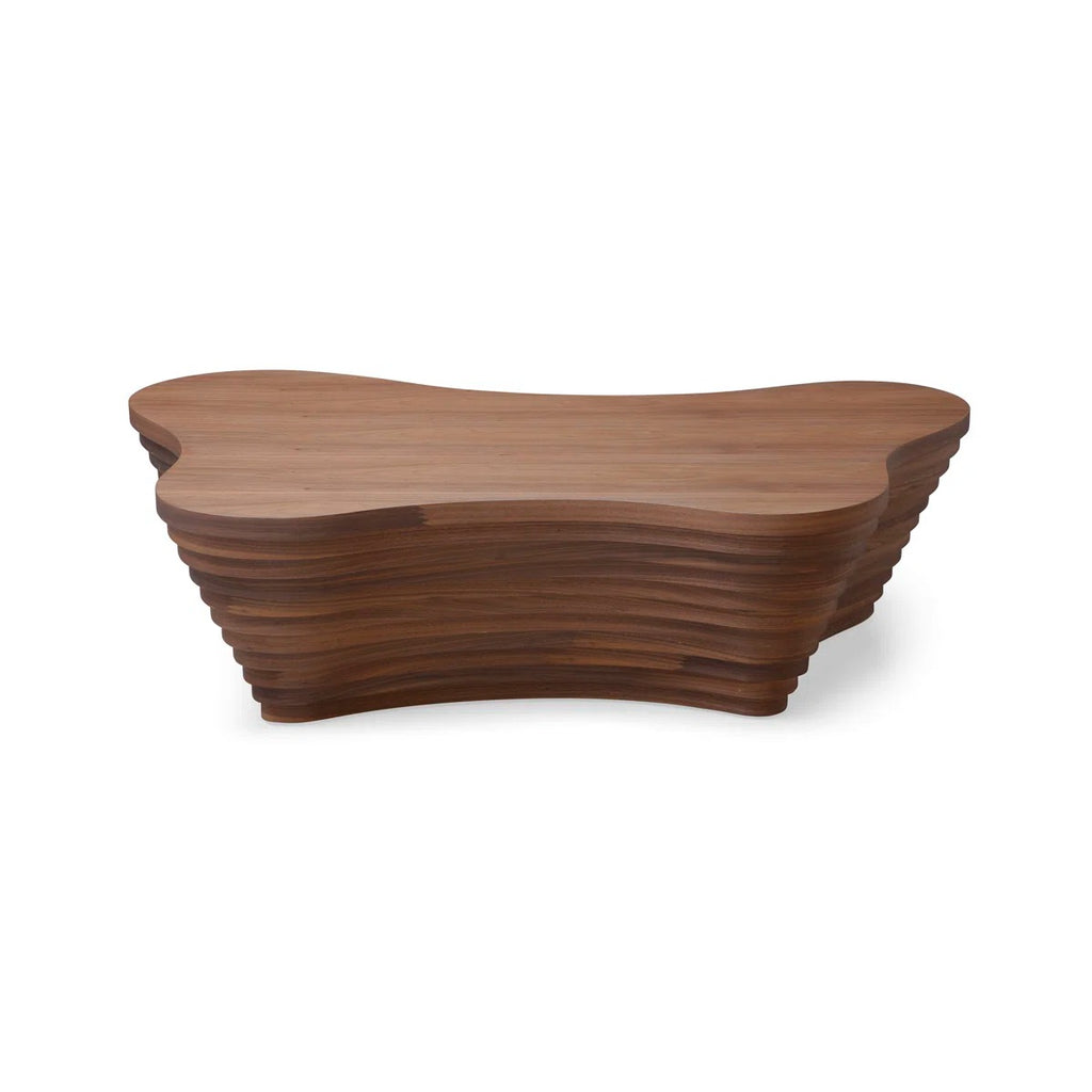 Stylish Butterfly Coffee Table – A Modern, Multi-Tiered Design, Crafted From Solid Wood And Engineered Wood, Suitable For The Living Room.