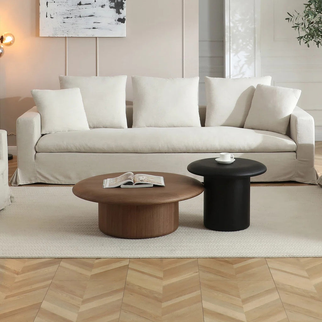 21.7" Modern Round Side Table